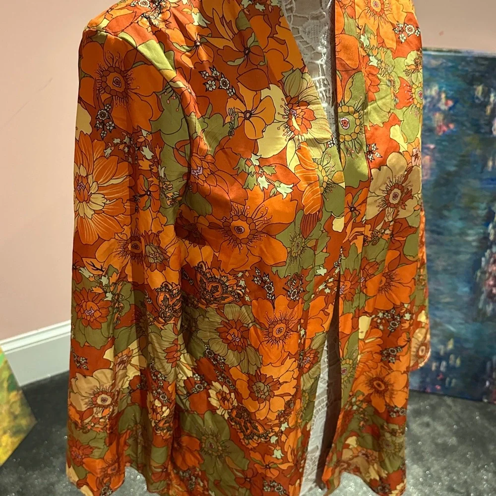 Shein hippie, loose, fitting jacket and high waisted shorts
